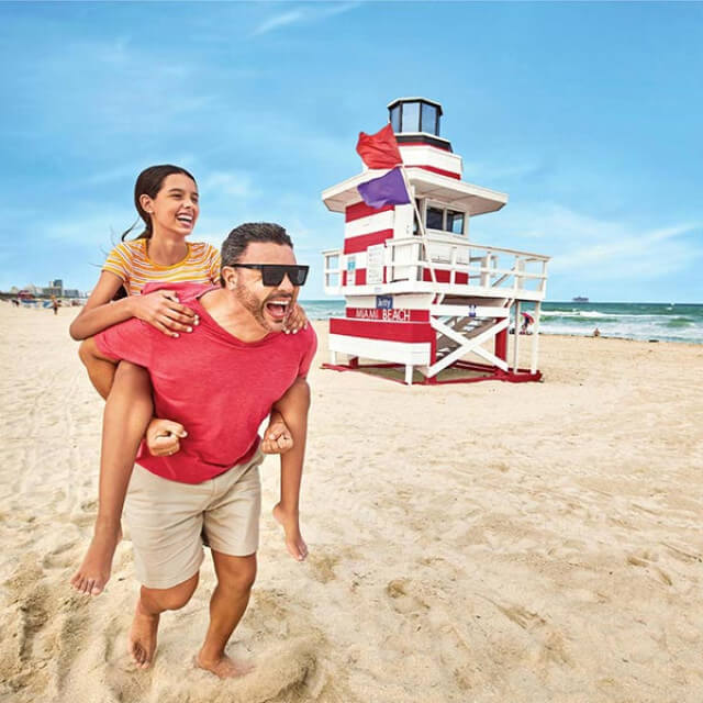 Área de South Pointe, Miami Beach, Flórida