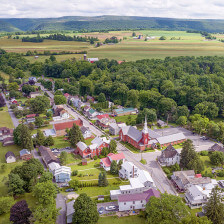 Vista aérea de Millheim, Pennsylvania