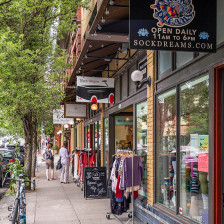 Passeando pelas boutiques da Mississippi Avenue em North Portland, Oregon