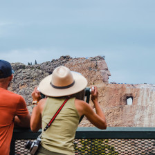 Observação do Crazy Horse Memorial no Condado de Custer, Dakota do Sul